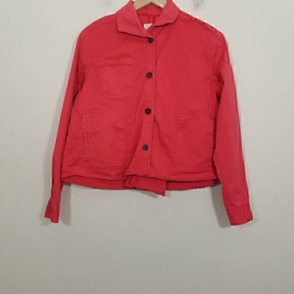 CHINO Anthropologie Cropped Jacket Red Size S